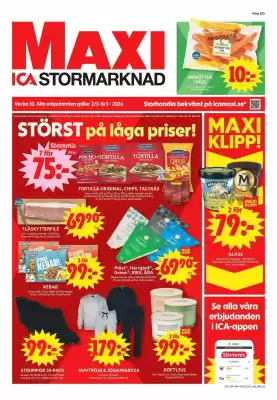 ICA Maxi reklamblad (giltig till och med 8-03)