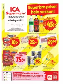 ICA Supermarket reklamblad vecka 10 Sida 1