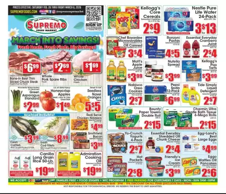 Supremo Foods Inc weekly ad (valid until 6-03)