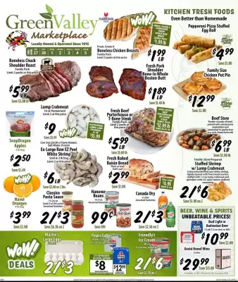 Green Valley Marketplace weekly ad (valid until 5-03)