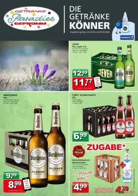 Getränkeparadies Gefromm Prospekt (gültig bis 7-03)