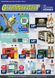 Getränkewelt Prospekt woche 10 Seite 1
