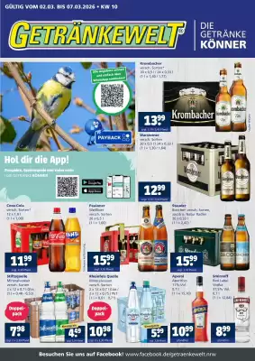 Getränkewelt Prospekt (gültig bis 7-03)