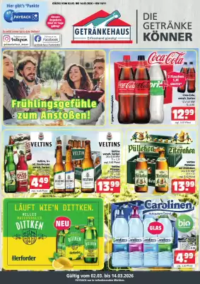 Getränkehaus Prospekt (gültig bis 14-03)