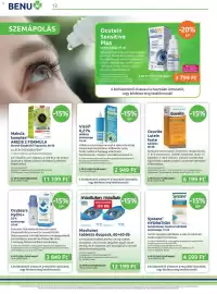 Benu Gyógyszertárak akciós újság Oldal 12