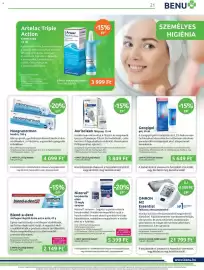 Benu Gyógyszertárak akciós újság Oldal 21