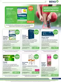 Benu Gyógyszertárak akciós újság Oldal 27