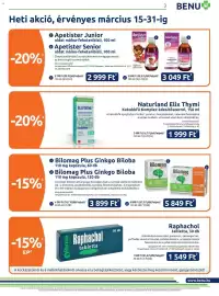 Benu Gyógyszertárak akciós újság Oldal 3