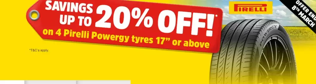 Jax Tyres catalogue week 10 Page 1