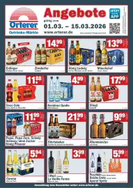 Orterer Getränkemarkt Prospekt Seite 1