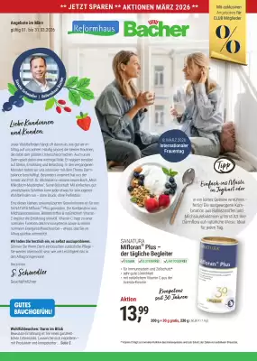 Reformhaus Bacher Prospekt (gültig bis 31-03)