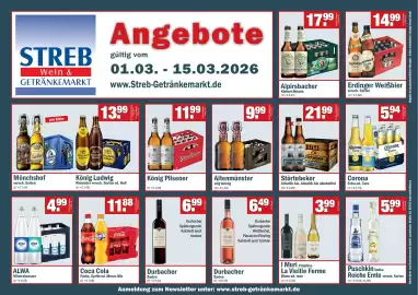 Streb Getränkemarkt Prospekt Seite 1