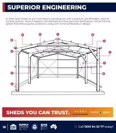 Wide Span Sheds catalogue Page 18