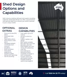 Wide Span Sheds catalogue Page 20
