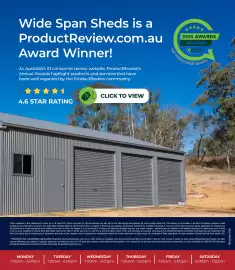 Wide Span Sheds catalogue Page 22