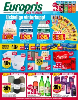 Europris kundeavis (gyldig til 7-03)