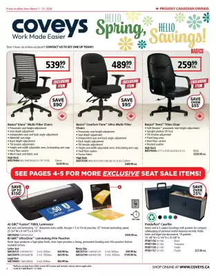 Covey Basics flyer (valid until 31-03)