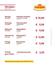 Karnerta Flugblatt woche 10 Seite 1