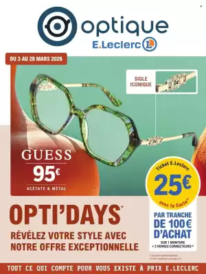 Catalogue E.Leclerc Optique (valable jusqu'au 28-03)