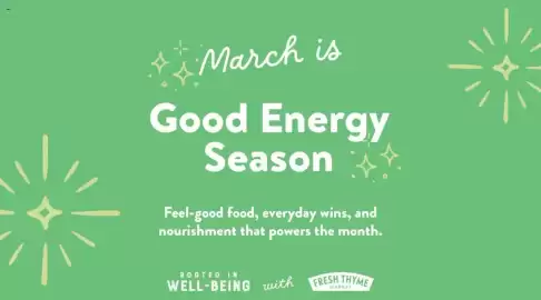 Fresh Thyme weekly ad Page 1