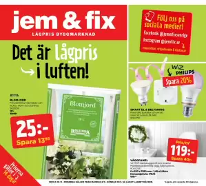 Jem&Fix reklamblad Sida 1