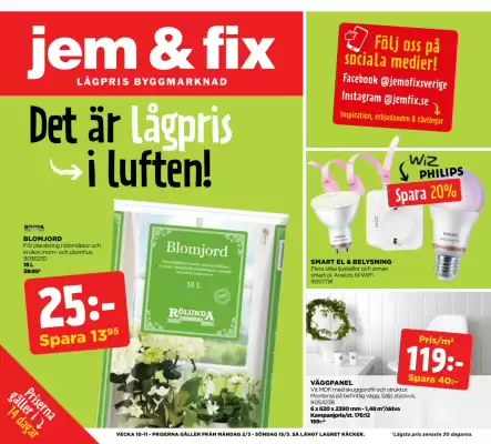 Jem&Fix reklamblad
