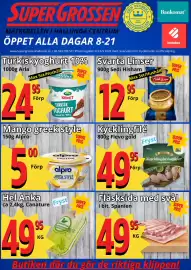 Supergrossen reklamblad vecka 10 Sida 1