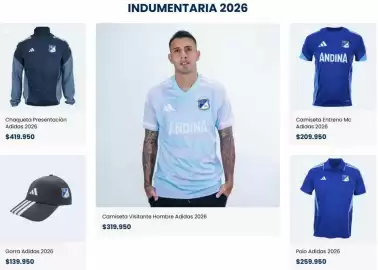 Catálogo Tienda Oficial Millonarios semana 9 Página 1