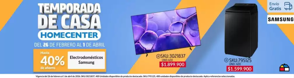 Catálogo Homecenter Página 2