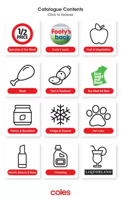 Coles catalogue