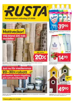 Rusta reklamblad (giltig till och med 8-03)