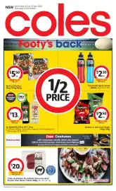 Coles catalogue week 10 Page 1