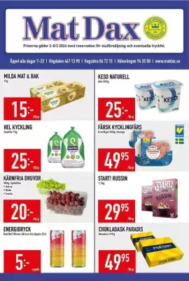 Matdax reklamblad (giltig till och med 8-03)
