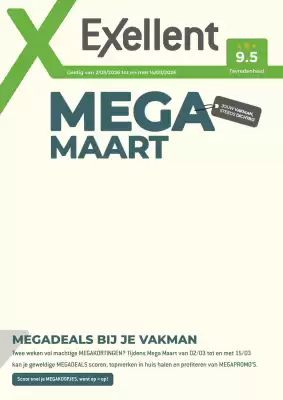 Exellent folder (geldig t/m 15-03)