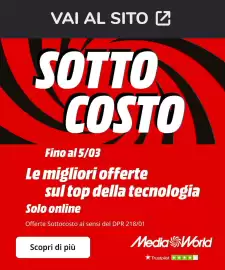 Volantino MediaWorld Pagina 1