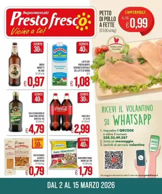Volantino PrestoFresco (valido fino al 15-03)
