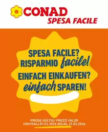 Volantino Spesa Facile Conad Pagina 1
