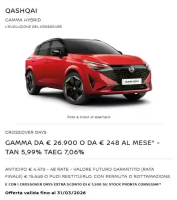 Volantino Nissan (valido fino al 31-03)