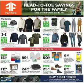 Mills Fleet Farm weekly ad week 10 Page 1