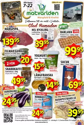 Matvärlden Tensta reklamblad