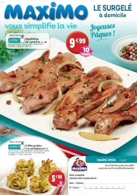 Catalogue Maximo (valable jusqu'au 29-03)