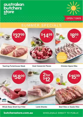 Australian Butchers Store catalogue (valid until 8-03)