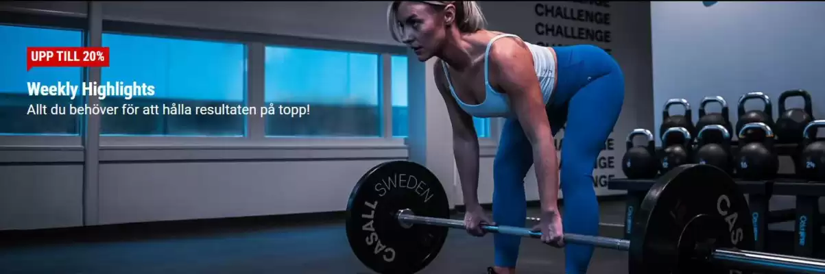 Gymgrossisten reklamblad (giltig till och med 8-03)