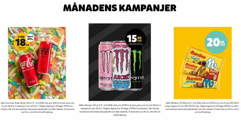 Hemmakväll reklamblad (giltig till och med 6-04)
