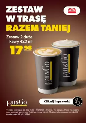 AVIA Stacje Paliw gazetka (ważność do 30-04)