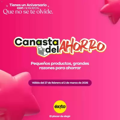 Catálogo Éxito (válido hasta 3-03)