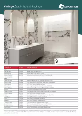 Beaumont Tiles catalogue (valid until 31-03)