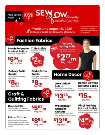 Fabricland flyer Page 3