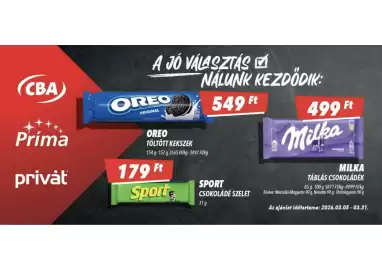 CBA akciós újság Oldal 1