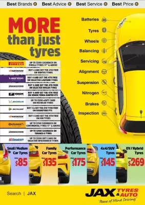 Jax Tyres catalogue (valid until 31-03)